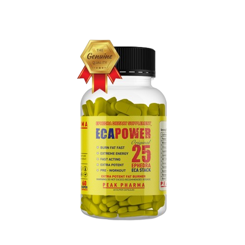 Peak Pharma ECA Power 538.75 Mg 60 Tablet Peak Pharma ECA Power 538.75 Mg 60 Tablet