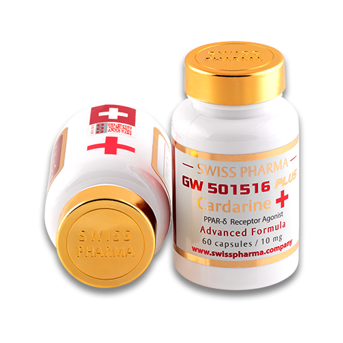 Swiss Pharma GW 501516 Plus Cardarine 10mg 60 Kapsül - Yağ Yakımı ve Dayanıklılık Artırıcı