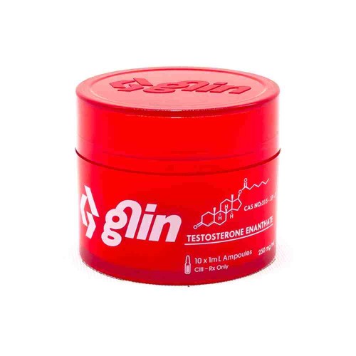 Glin Pharma Testosterone Enanthate 250mg/ml - Güçlü ve Uzun Etkili Testosteron Çözeltisi