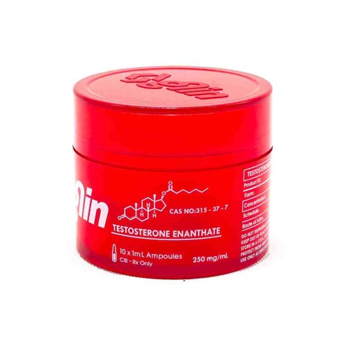 Glin Pharma Testosterone Enanthate 250mg/ml - Güçlü ve Uzun Etkili Testosteron Çözeltisi