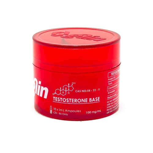 Glin Pharma Testosterone Base 100mg/ml - Hızlı Etkili ve Güçlü Testosteron Çözeltisi