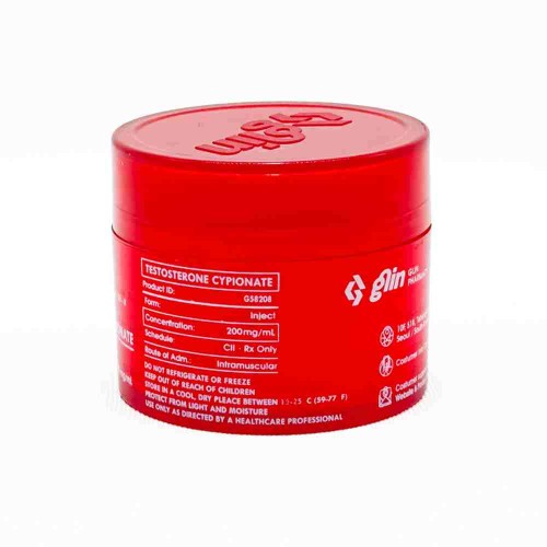 Glin Pharma Testosterone Cypionate 200mg/ml - Güçlü ve Uzun Etkili Testosteron Takviyesi