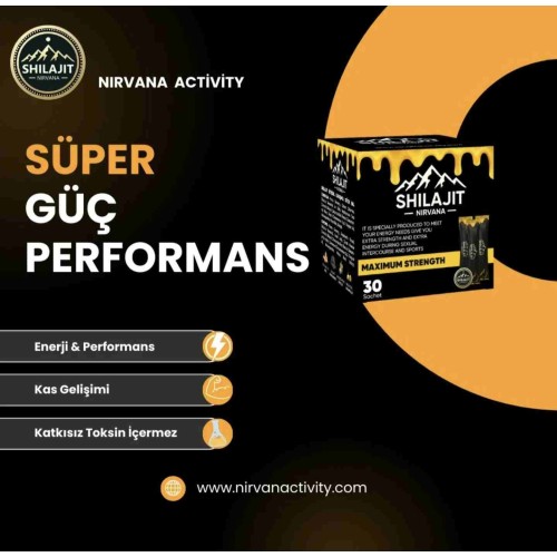 Shilajit Nirvana - Maksimum Güç 30 Saşe Shilajit Nirvana - Maksimum Güç 30 Saşe