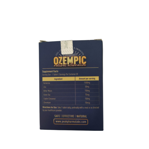 Ozempic Natural Alternative bitkisel zayıflama ve şeker dengeleme takviyesi kapsül formunda