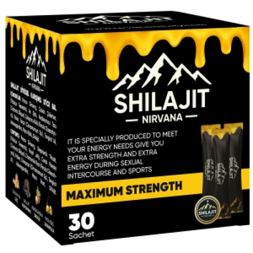 Shilajit Nirvana - Maksimum Güç 30 Saşe Shilajit Nirvana - Maksimum Güç 30 Saşe
